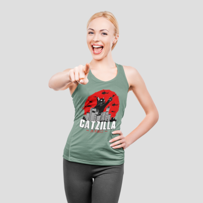 Fierce and Fun Tank Top for Cat Lovers