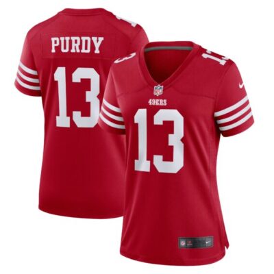 Brock Purdy San Francisco 49ers Women’s Player Jersey – Scarlet