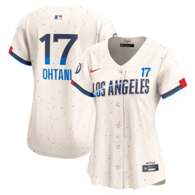 Shohei Ohtani Los Angeles Dodgers Women's 2024 City Connect Limited Player Jersey - Cream