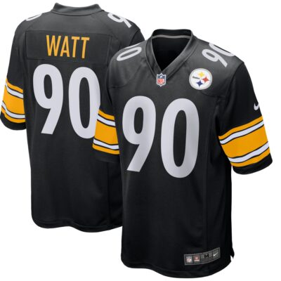 T.J. Watt Pittsburgh Steelers Youth Game Jersey - Black